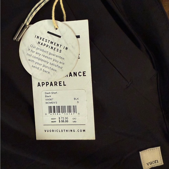 NWT Vuori women’s shorts - Picture 4 of 6